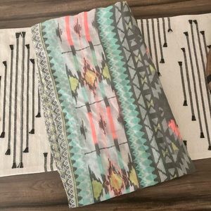 Aztec Print Infinity Scarf